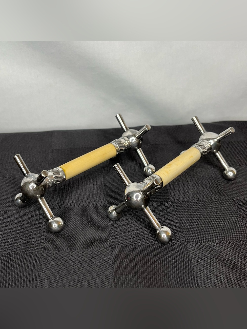 Victorian Silver Knife Rests- Set of 2 (knife not included)